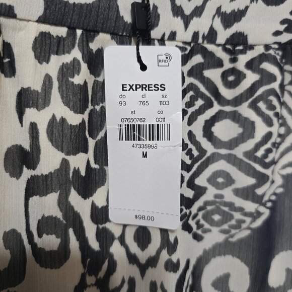 Express Women's Back White Ruffled Maxi Skirt Medium - Picture 3 of 5